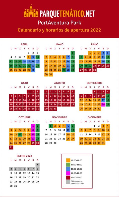 Cuándo ir a PortAventura en 2024/25 y evitar colas [Calendario]